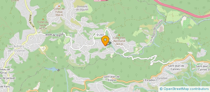 localisation de l'entreprise CLC INVEST  LES ADRETS-DE-L'ESTEREL