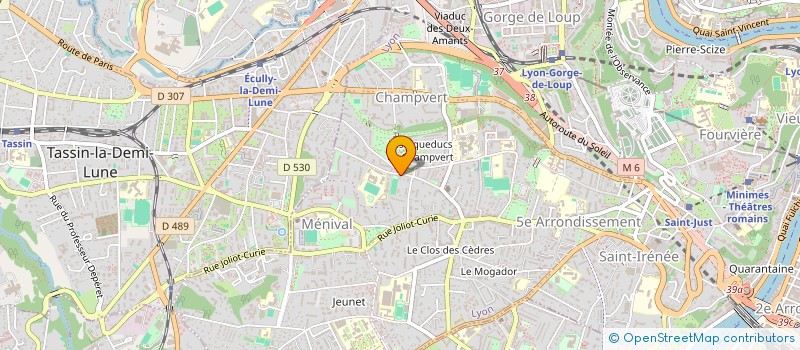localisation de l'entreprise CLC MANAGER à LYON
