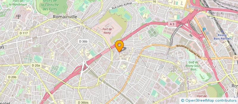 localisation de l'entreprise CLC PIERRE à NOISY-LE-SEC
