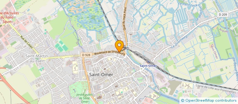 localisation de l'entreprise CLC POC  SAINT-OMER