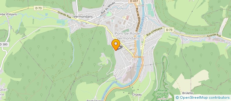 localisation de l'entreprise CLC TRANSPORT LOGISTIQUE  PONT-DE-ROIDE-VERMONDANS