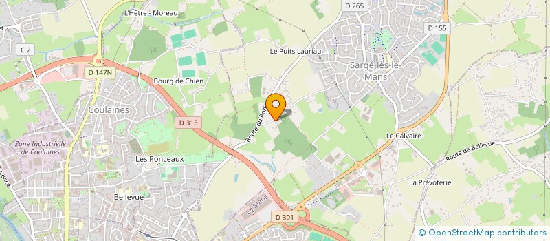 localisation de l'entreprise CLC2  SARGE-LES-LE-MANS