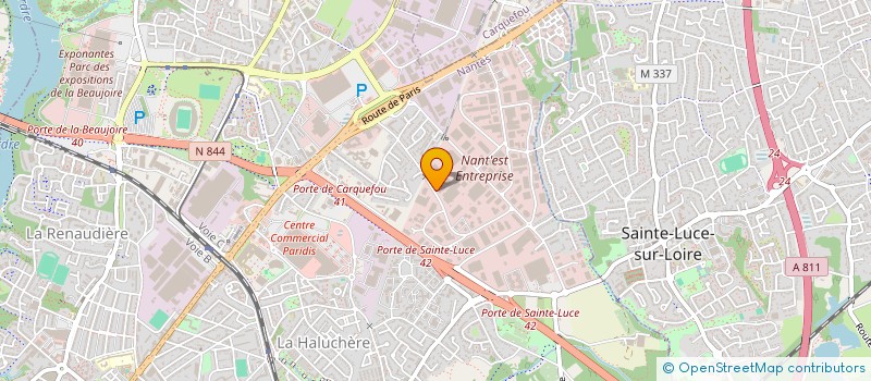 localisation de l'entreprise CLCA CLISSON à NANTES