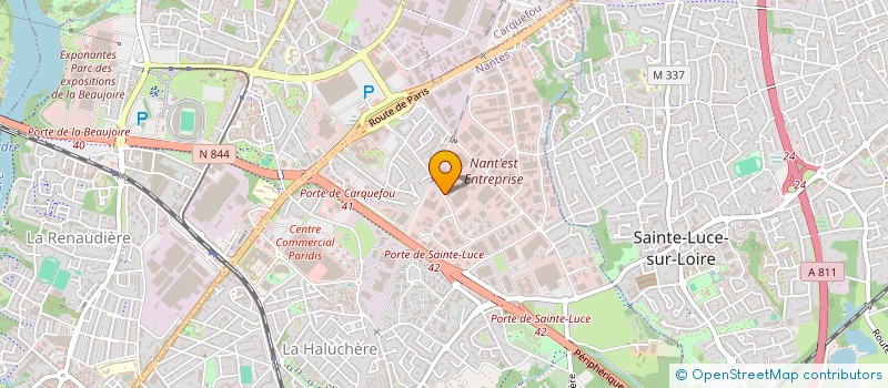 localisation de l'entreprise CLCA LE LANDREAU à NANTES