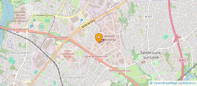 localisation de l'entreprise CLCA LOIRE DE RETZ à NANTES
