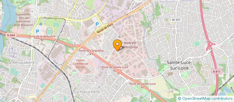 localisation de l'entreprise CLCA MACHECOUL BOURGNEUF à NANTES