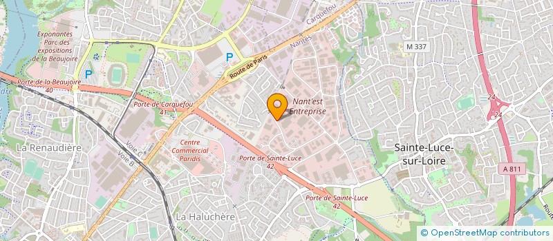 localisation de l'entreprise CLCA PLESSE à NANTES