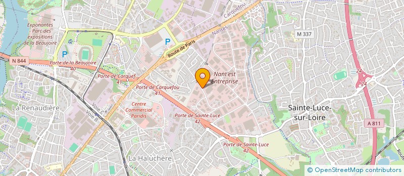localisation de l'entreprise CLCA RIAILLE à NANTES