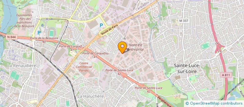 localisation de l'entreprise CLCA VERTOU à NANTES