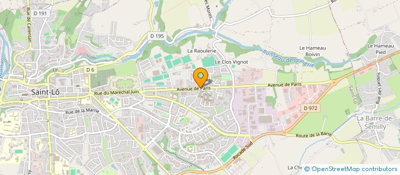 localisation de l'entreprise CLCAMN CARENTAN  SAINT-LO