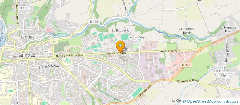 localisation de l'entreprise CLCAMN COUTANCES  SAINT-LO