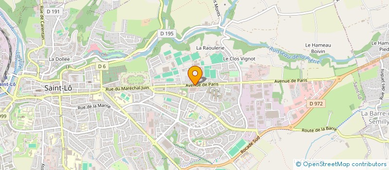 localisation de l'entreprise CLCAMN GRANVILLE  SAINT-LO