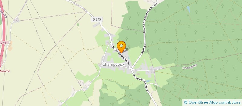 localisation de l'entreprise CLCC FINANCES à CHAMPVOUX