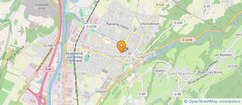 localisation de l'entreprise CLCP IMMO  PONTCHARRA