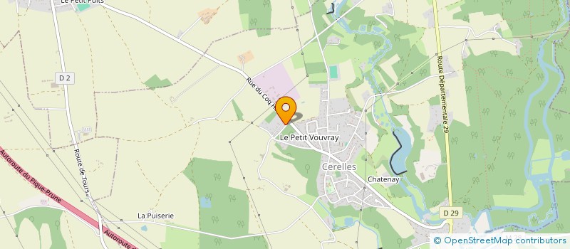 localisation de l'entreprise CLCS  CERELLES