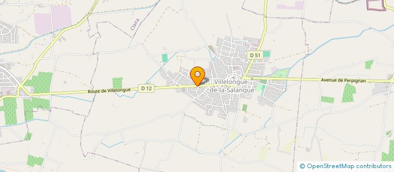 localisation de l'entreprise CLD  VILLELONGUE-DE-LA-SALANQUE