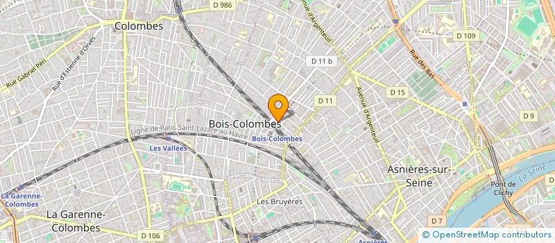 localisation de l'entreprise CLD.C à BOIS-COLOMBES