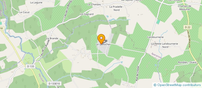 localisation de l'entreprise CLD CHARPENTES ET COUVERTURES  SAINT-CIERS-D'ABZAC