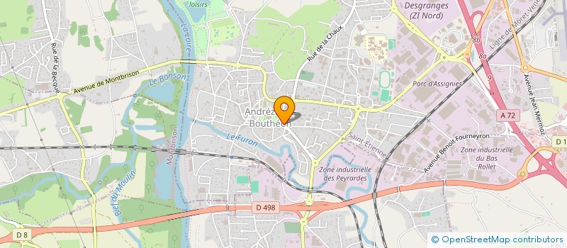 localisation de l'entreprise CLD CONSEIL à ANDREZIEUX-BOUTHEON