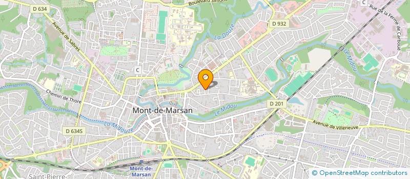 localisation de l'entreprise CLD CONSEIL  MONT-DE-MARSAN