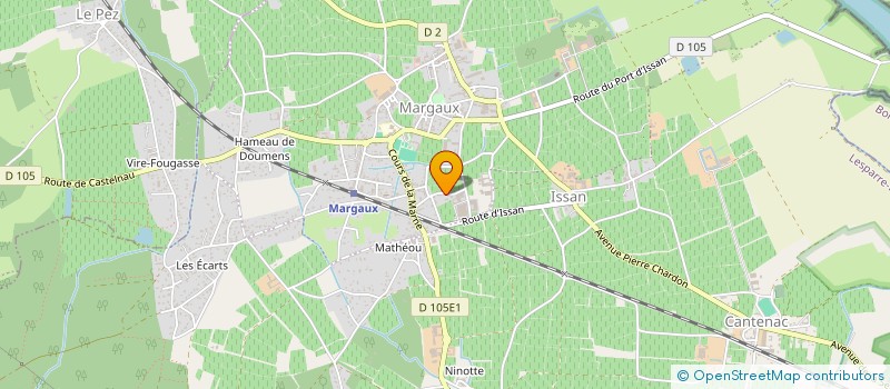 localisation de l'entreprise CLD CONSEILS & SERVICES  MARGAUX-CANTENAC