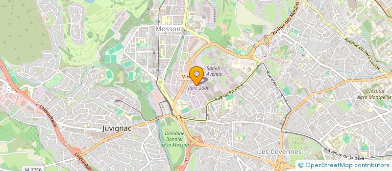 localisation de l'entreprise CLD FLOCONS  MONTPELLIER