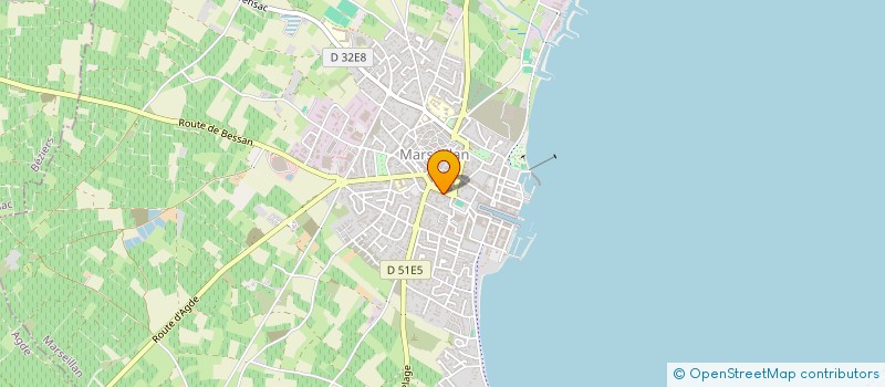 localisation de l'entreprise CLD PARTICIPATION à MARSEILLAN