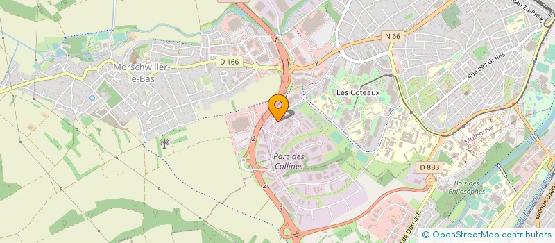 localisation de l'entreprise CLD PRINT à MULHOUSE