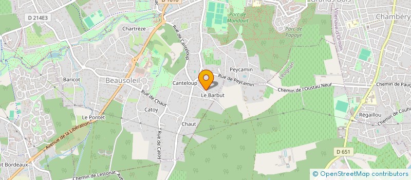 localisation de l'entreprise CLDJ  GRADIGNAN