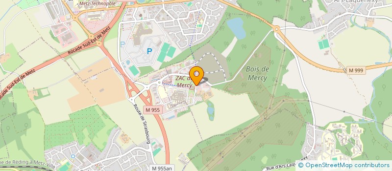 localisation de l'entreprise CLDJ2A  ARS LAQUENEXY