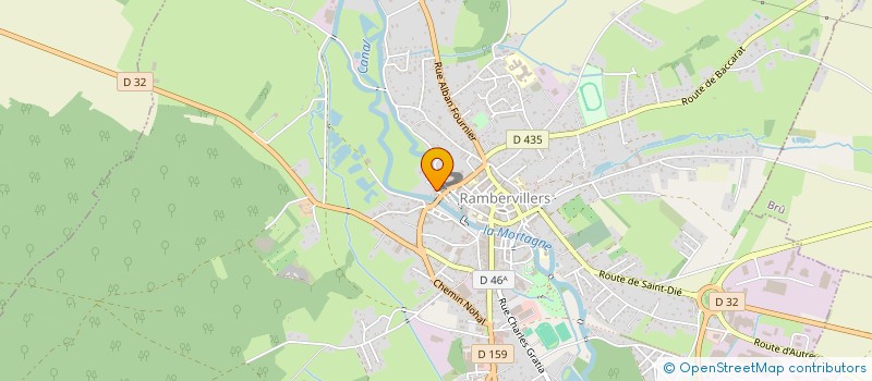 localisation de l'entreprise CLDL IMMO  RAMBERVILLERS