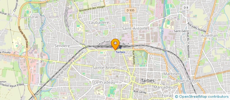 localisation de l'entreprise CLDP  TARBES