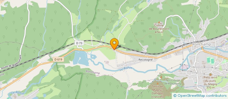 localisation de l'entreprise CLDT  RONCHAMP