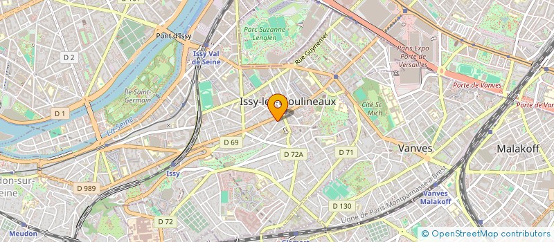 localisation de l'entreprise CLE 2 BASE  ISSY-LES-MOULINEAUX