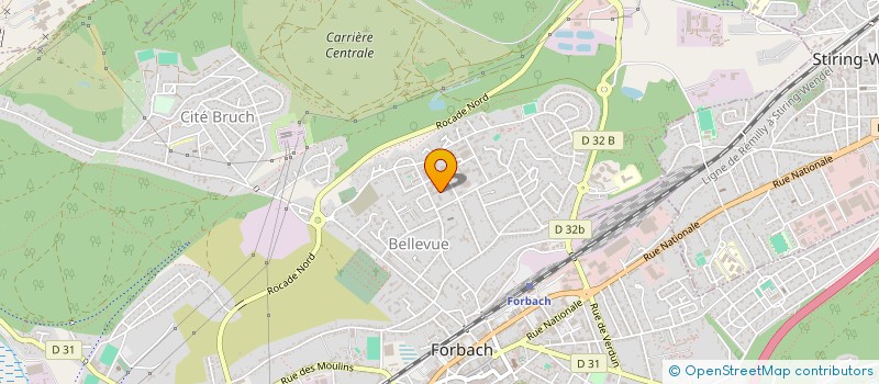 localisation de l'entreprise CLE  FORBACH