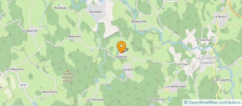 localisation de l'entreprise CLE AUTO 23  LA CHAPELLE-TAILLEFERT