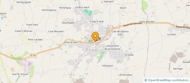 localisation de l'entreprise CLE D'AIR RANDO à CLEDER