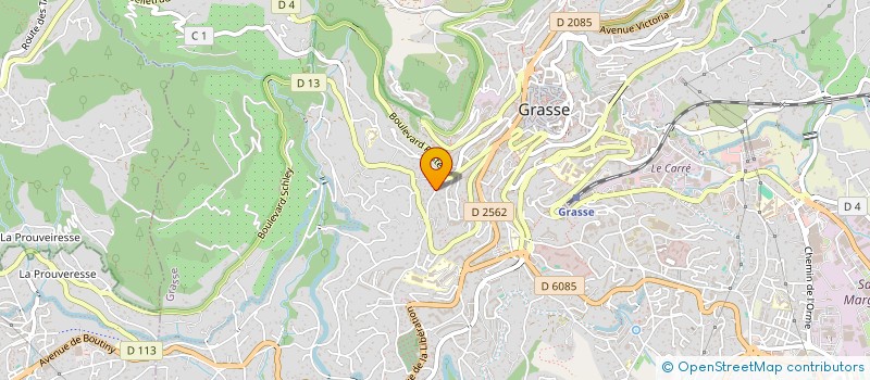 localisation de l'entreprise CLE D'EOLE à GRASSE