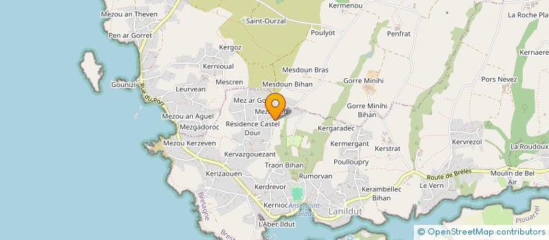 localisation de l'entreprise CLE D'ILDUT  LANILDUT