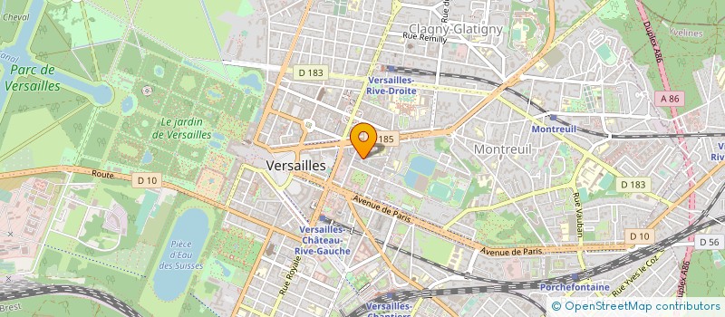 localisation de l'entreprise CLE DE SERENITE à VERSAILLES