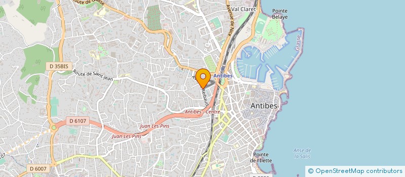 localisation de l'entreprise CLE DE SOL à ANTIBES