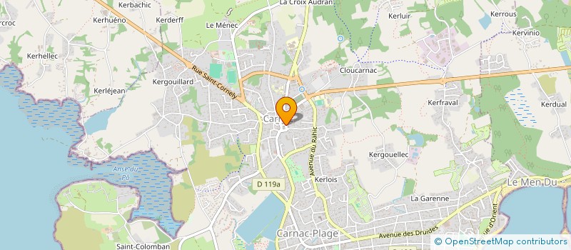 localisation de l'entreprise CLE DE SOL  CARNAC