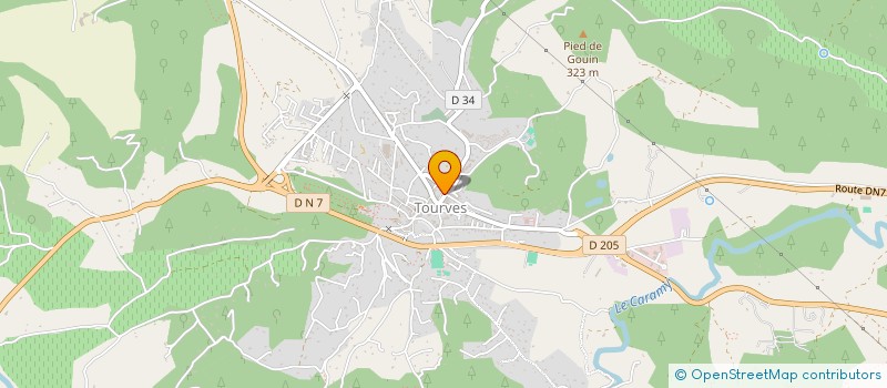 localisation de l'entreprise CLE DE SOL  TOURVES