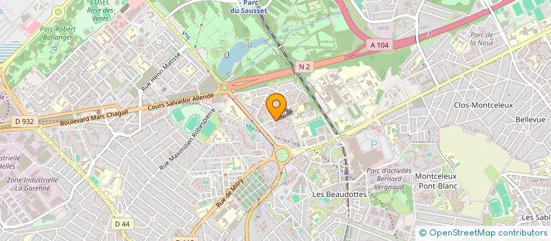 localisation de l'entreprise CLE DU KO TEAM   AULNAY-SOUS-BOIS