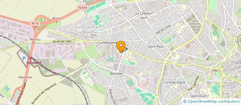 localisation de l'entreprise CLE DU TALENT à CAEN
