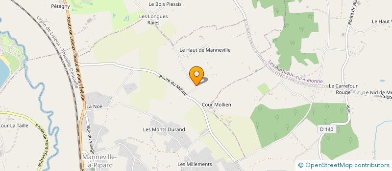 localisation de l'entreprise CLE EN MAIN  MANNEVILLE-LA-PIPARD