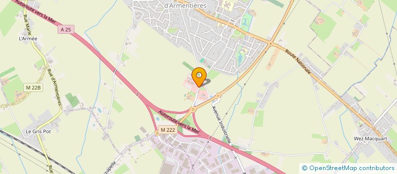 localisation de l'entreprise CLE EVENT à LA CHAPELLE-D'ARMENTIERES