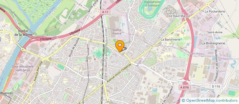 localisation de l'entreprise CLE IMMOBILIARI à ANGERS