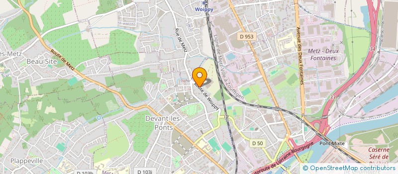 localisation de l'entreprise CLE INVESTISSEMENT  METZ