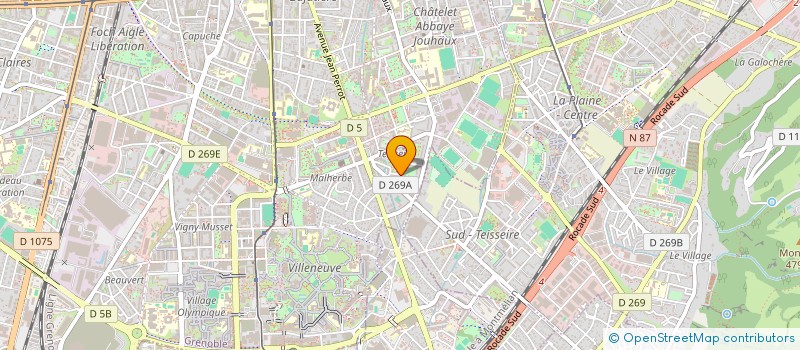 localisation de l'entreprise CLE MARCHE à GRENOBLE